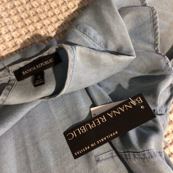 Banana Republic Chambray Dress NWT JT - Picture 6 of 6
